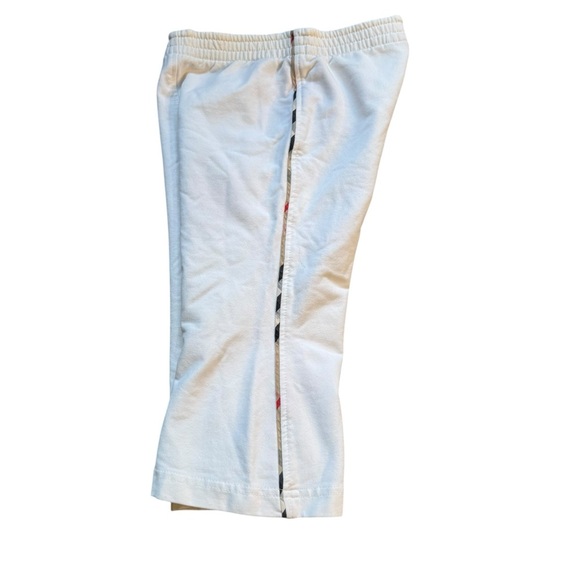 Authentic Burberry White Pants Girls 18 months Checked Flare C21 - Picture 5 of 10